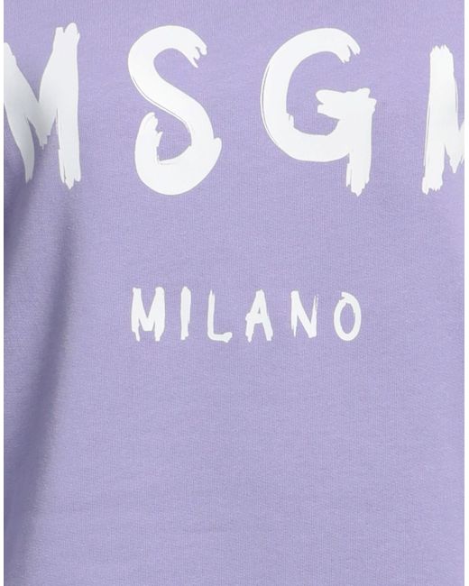MSGM Purple Sweatshirt