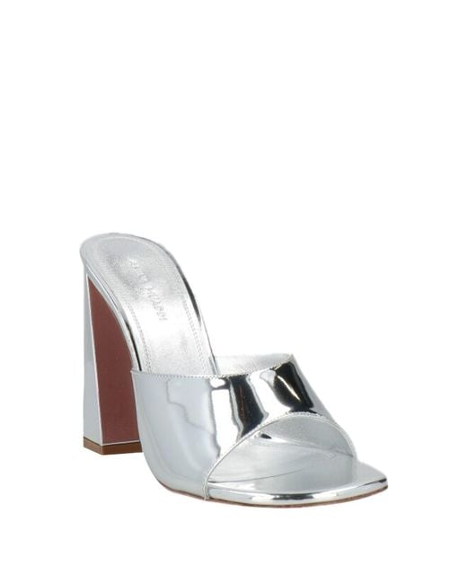 AMINA MUADDI White Sandals Leather