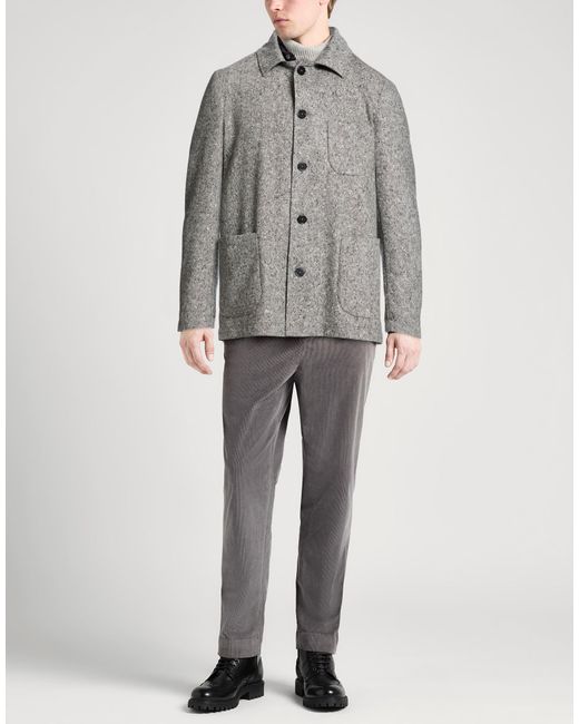 Santaniello Gray Jacket Wool for men