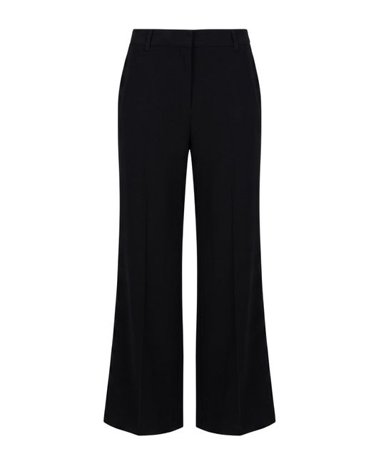 Alberta Ferretti Black Pants Viscose, Elastane
