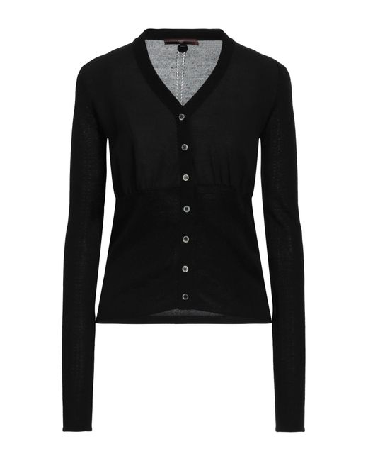 High Black Strickjacke