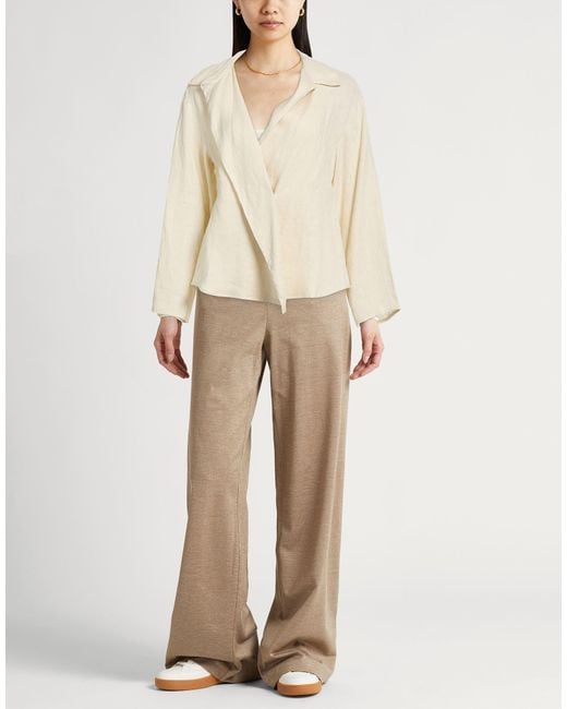 Twinset Natural Jacket Linen