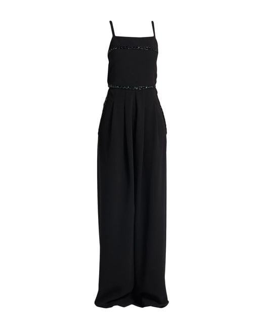Max Mara Black Jumpsuit Triacetate, Polyester