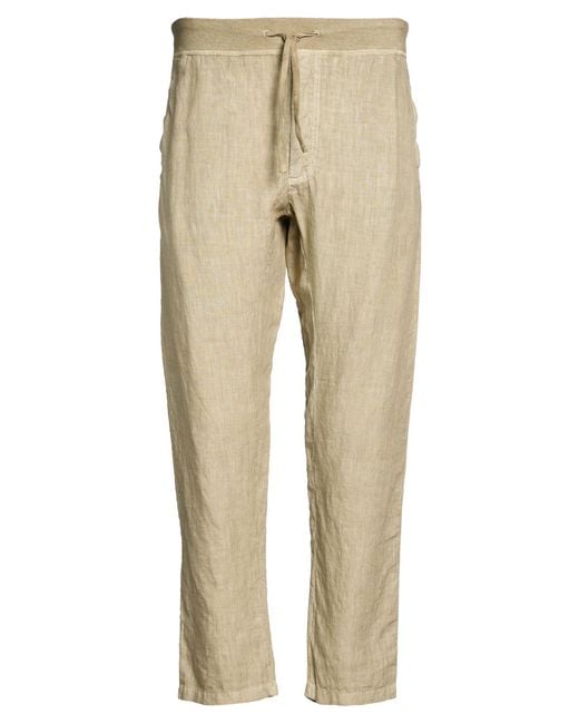 120% Lino Natural Trouser for men
