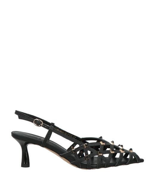 Emanuélle Vee Black Sandals