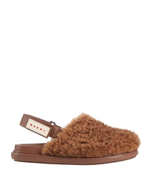 Marni Brown Mules & Clogs