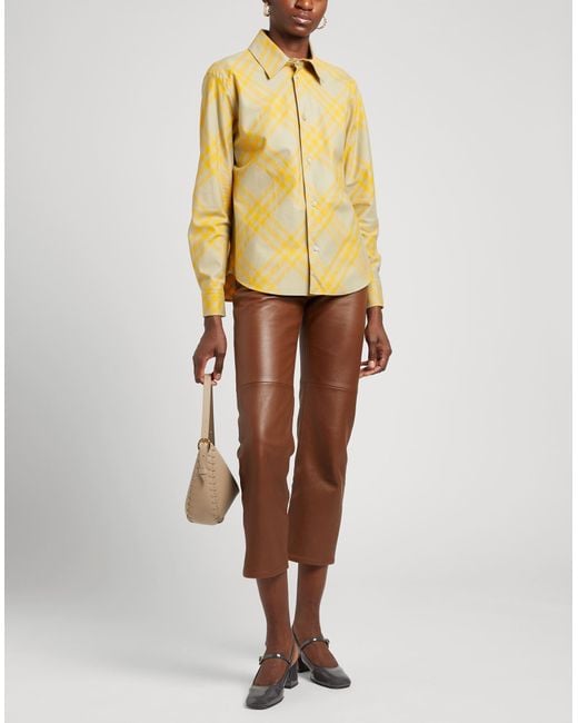 Burberry Yellow Shirt
