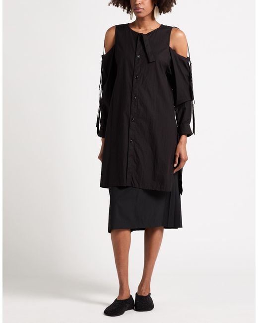 Y's Yohji Yamamoto Black Shirt Cotton