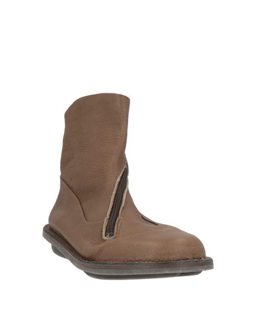 TRIPPEN x IVO MILAN Brown Ankle Boots Leather