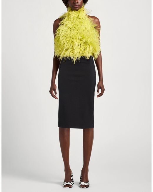 Patrizia Pepe Black Midi Skirts