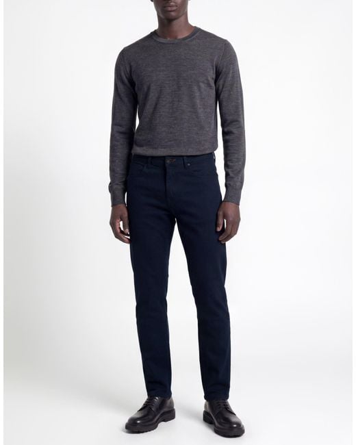 Paul Smith Blue Pants Cotton, Elastane for men