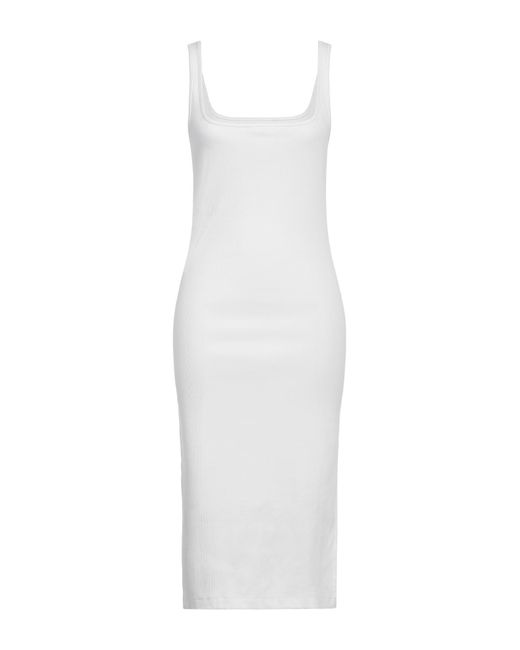 Calvin Klein White Midi Dress