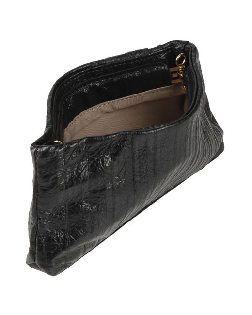 Anita Bilardi Black Cross-Body Bag Leather