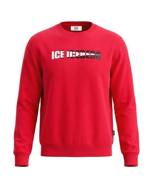 Sudadera Ice Iceberg de hombre de color Red