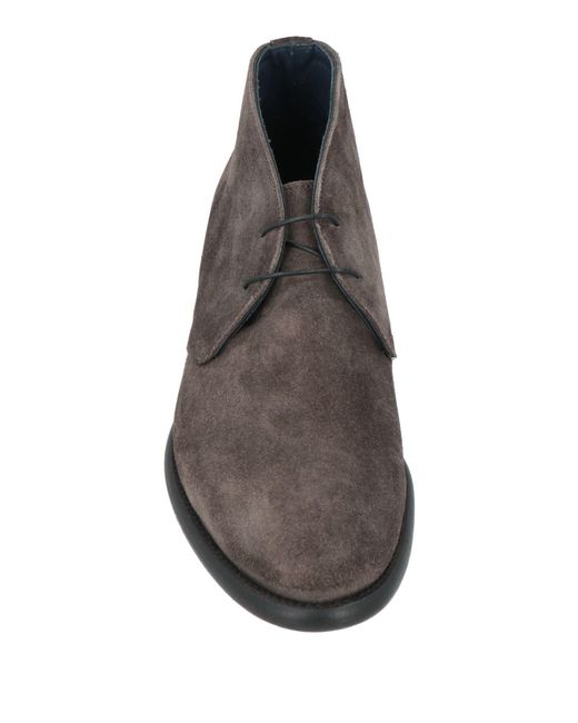 Sutor Mantellassi Brown Ankle Boots Leather for men