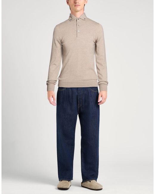 Gran Sasso Natural Sweater Virgin Wool for men