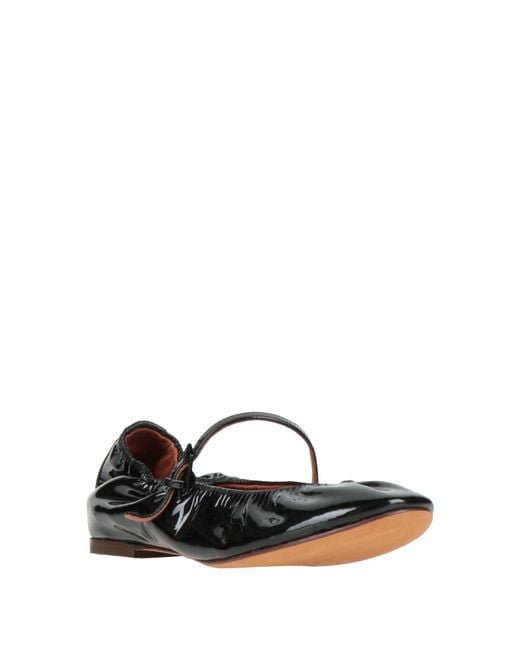 Lanvin Black Ballet Flats