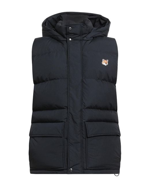 Maison Kitsuné Black Vests for men