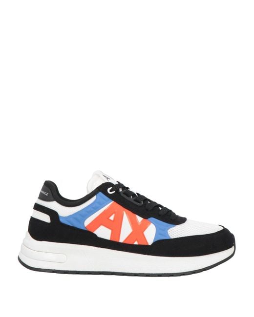 ARMANI EXCHANGE Blue Sneakers Textile Fibers for men