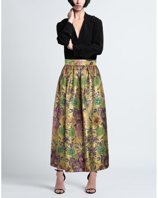 Dolce & Gabbana Green Maxi Skirt
