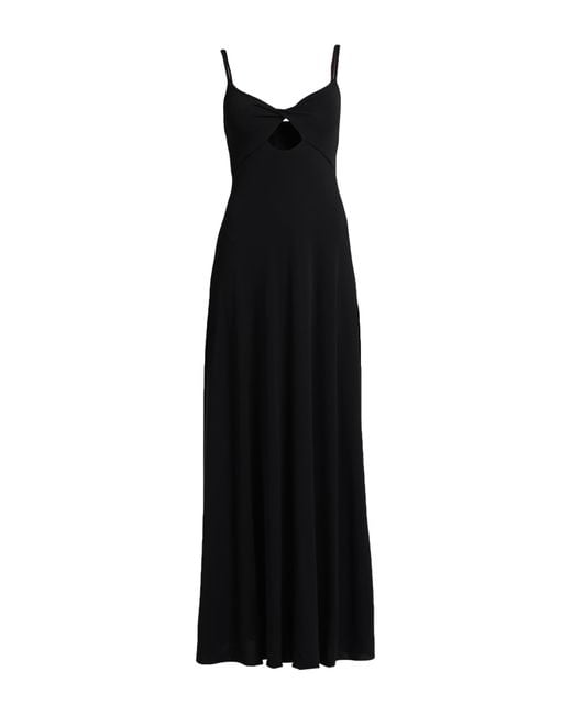 Erika Cavallini Semi Couture Black Maxi Dress