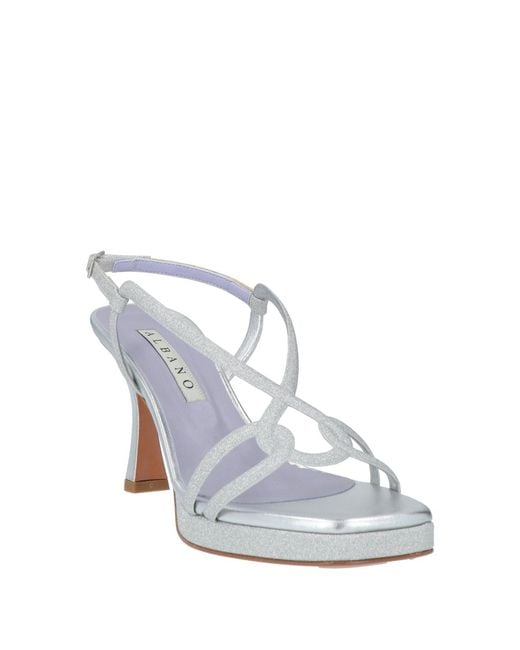 Albano White Sandals