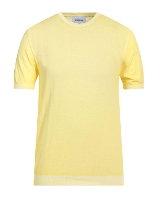DRESSISM. Yellow Sweater for men