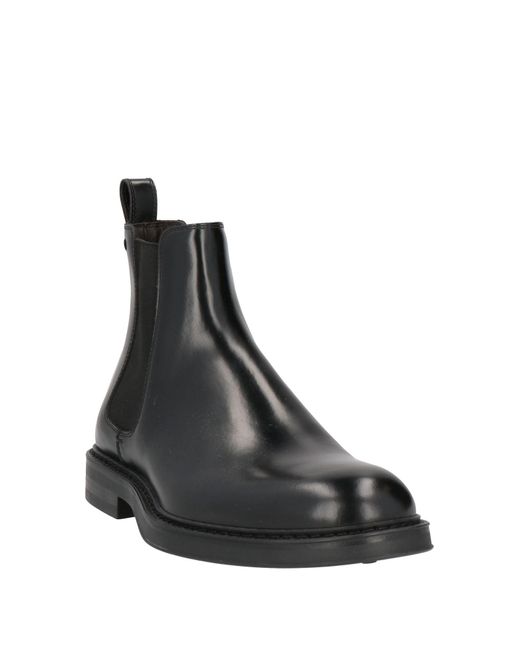 Henderson Black Ankle Boots for men