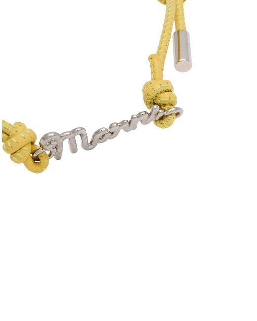 Marni Metallic Bracelet Leather for men