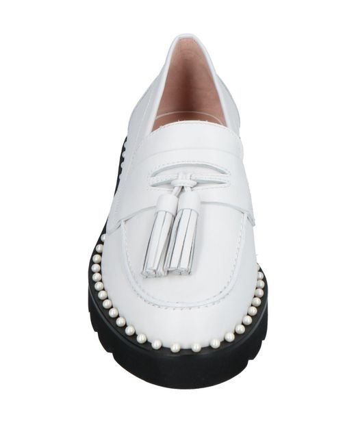 Stuart Weitzman White Loafer