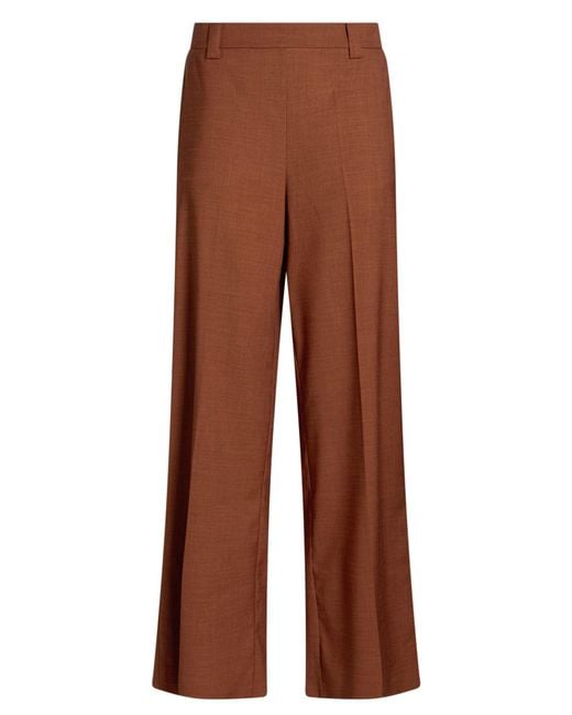 Attic And Barn Brown Pants Cotton, Polyester, Tencel, Elastane