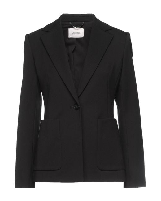 Dorothee Schumacher Black Blazer Viscose, Polyamide, Elastane
