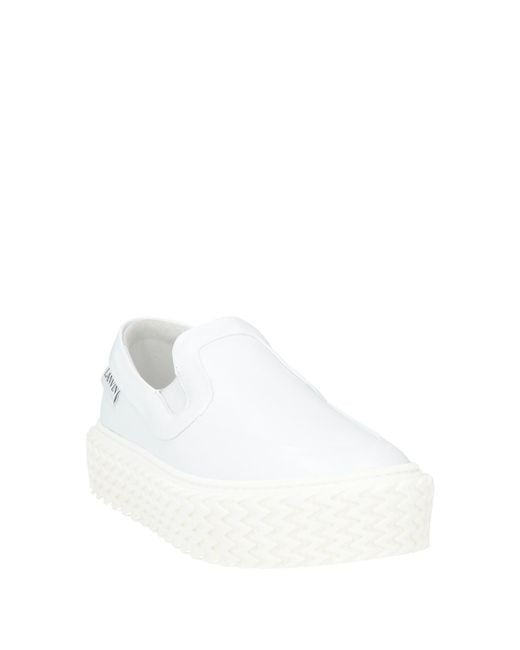 Lanvin White Sneakers Calfskin
