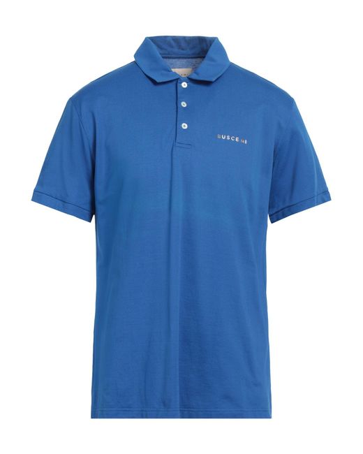 Buscemi Blue Polo Shirt for men