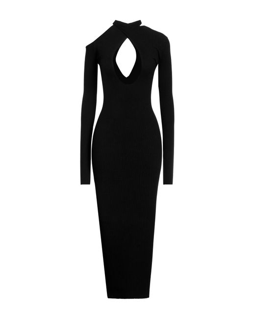 Ssheena Black Maxi Dress