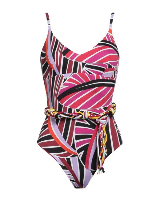 Emilio Pucci Red One-piece Swimsuit
