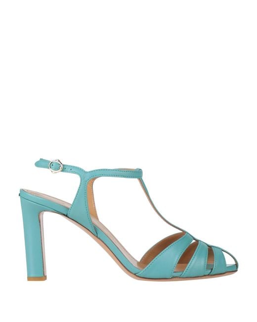 A.Bocca Blue Sandals Leather