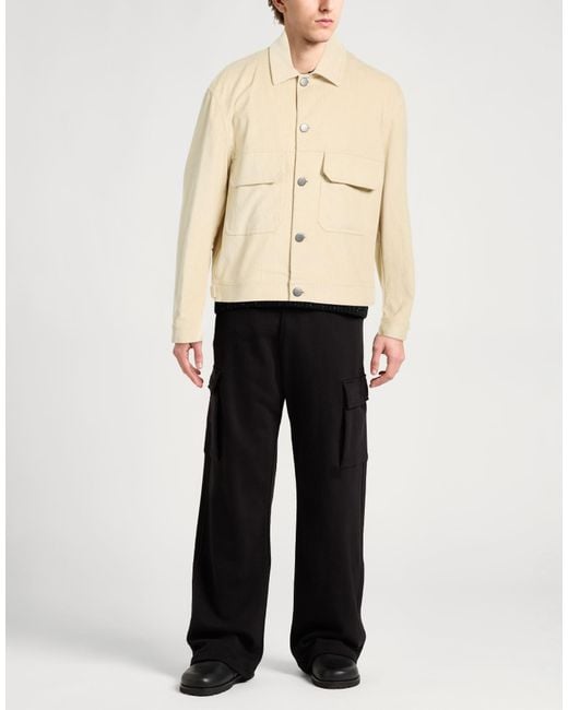 Hogan Natural Ivory Jacket Cotton for men