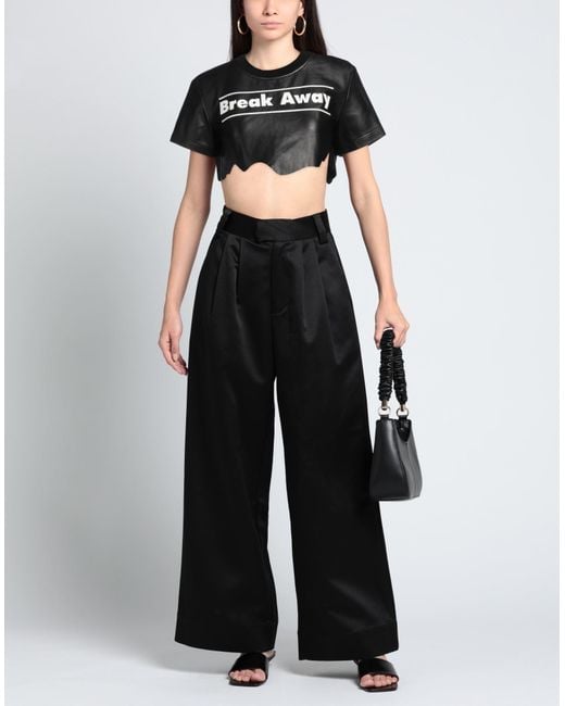 Ssheena Black Top Leather