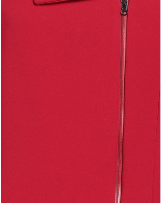 Hanita Red Mini Dress Polyester, Viscose, Elastane