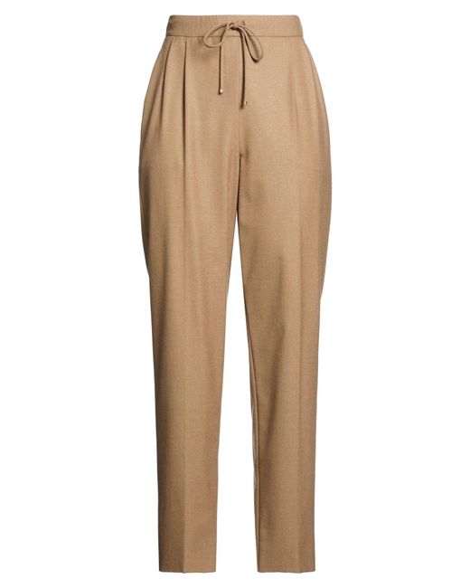Max Mara Natural Pants Cashmere, Elastane