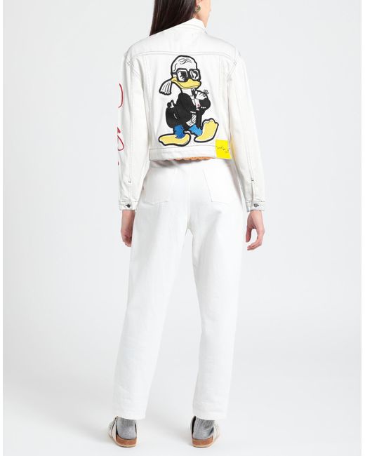 Karl Lagerfeld White Denim Outerwear