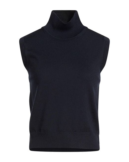 Alpha Studio Blue Turtleneck Wool