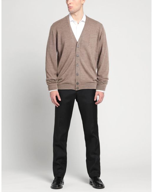 Alpha Studio Brown Cardigans for men