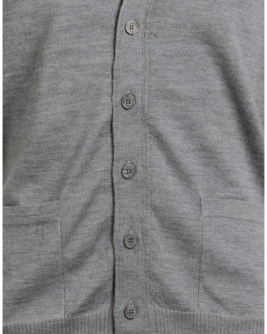 Alpha Studio Gray Cardigan for men