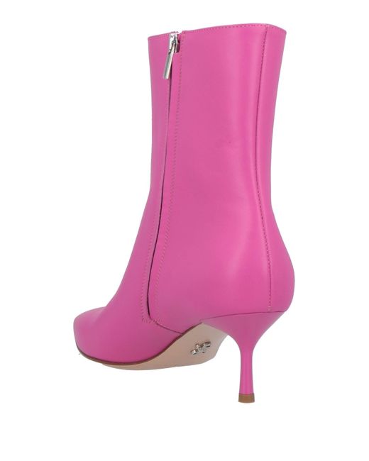 Sergio Levantesi Pink Ankle Boots