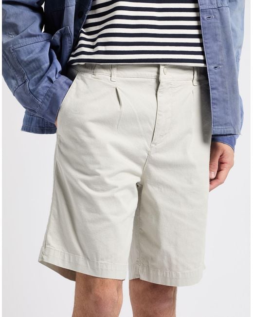 K-Way Gray Light Shorts & Bermuda Shorts Cotton, Elastane for men