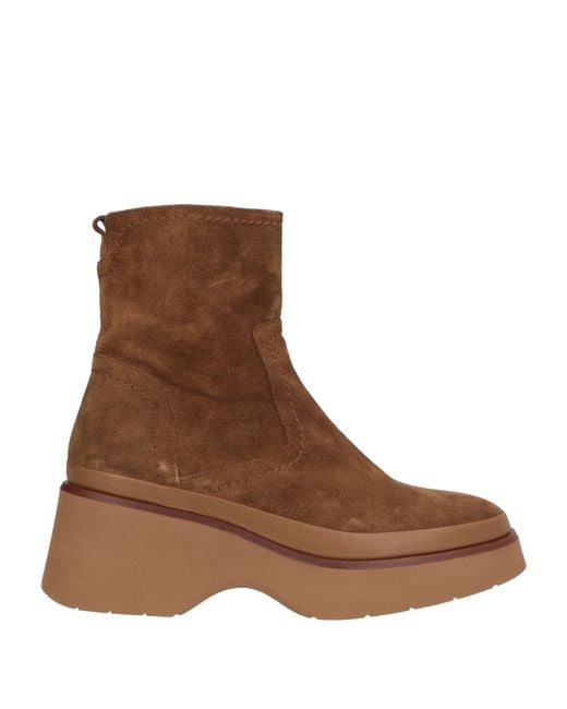 Pons Quintana Brown Ankle Boots Leather