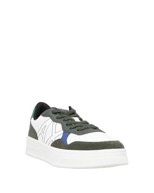 ARMANI EXCHANGE Green Trainers for men