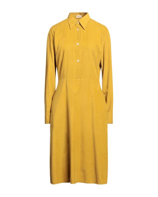 Massimo Alba Yellow Midi Dress
